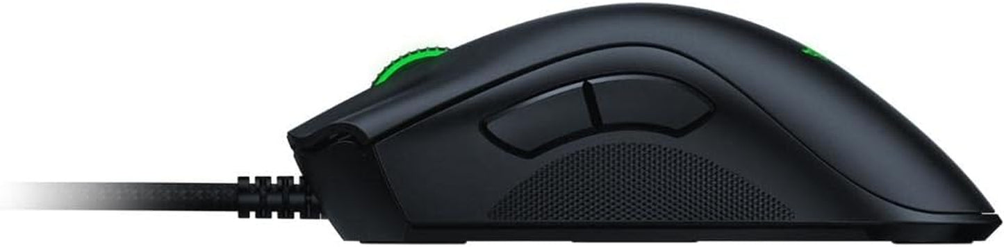 Deathadder V2 Gaming Mouse: 20K DPI Optical Sensor - Fastest Gaming Mouse Switch - Chroma RGB Lighting - 8 Programmable Buttons - Rubberized Side Grips - Classic Black