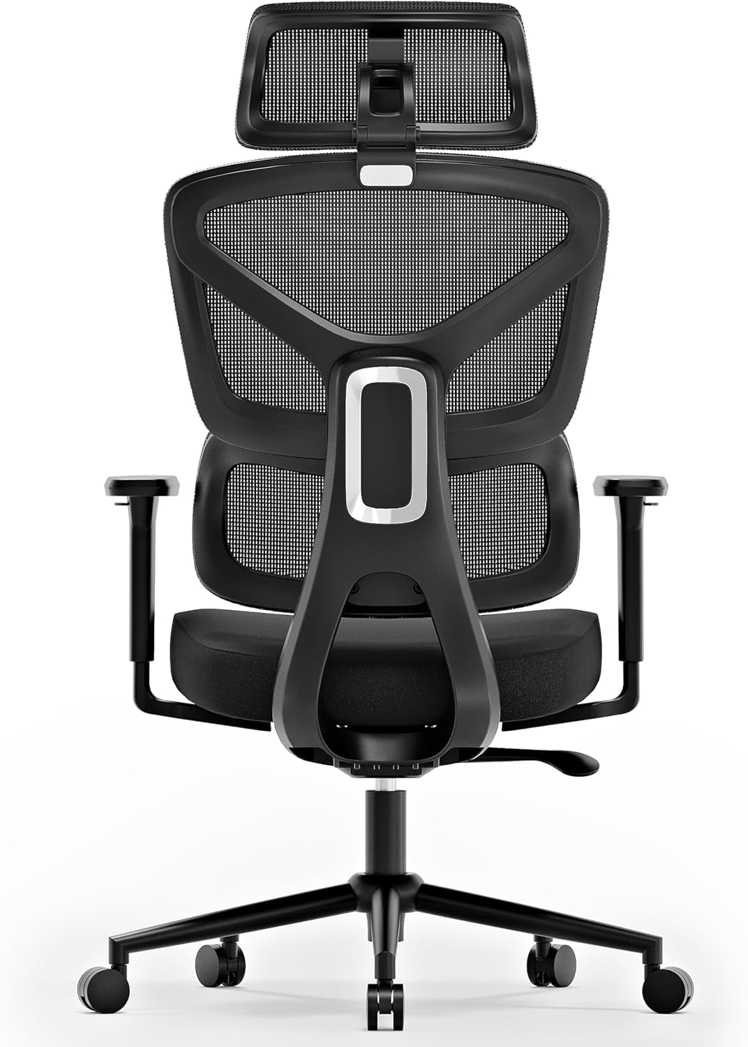 Ergonomic Office Chair, High Back Mesh Desk Chair with 4-Position Height Adjustable Back, 3D Armrests, Adaptive Lumbar Support, 3-Level Tilt Function, 3D Headrest, Comfy Computer Gaming Chairs