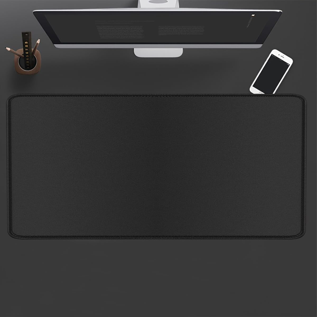 Large Gaming Mouse Pad with Non-Slip Base and Stitched Edges - Desk Mat for Keyboard and Mouse