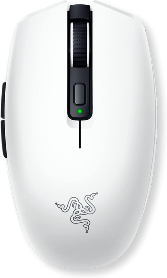 Orochi V2 Mobile Wireless Gaming Mouse: Ultra Lightweight - 2 Wireless Modes - up to 950Hrs Battery Life - Mechanical Mouse Switches - 5G Advanced 18K DPI Optical Sensor - White