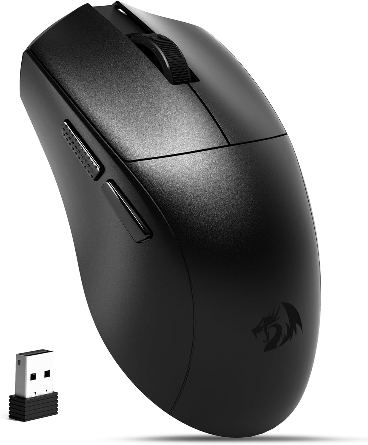 Wireless Gaming Mouse, 54G Lightweight, Tri-Mode 2.4G/USB C Wired/Bluetooth, Black PC Gaming Mice for Computer Laptop Mac Windows, Max 128000 DPI, 1K Polling, 6 Programmable Buttons, M821