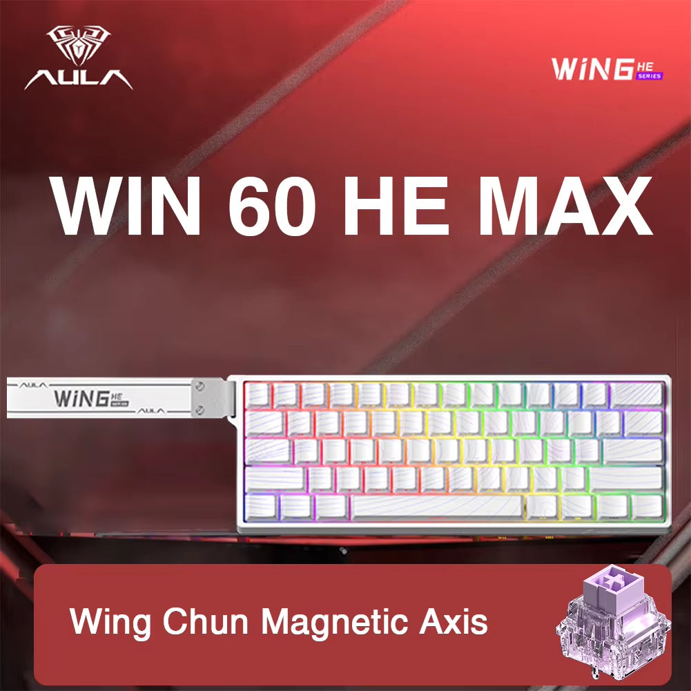 WIN60 WIN68 HE Esports Magnetic Switch Keyboard Rapid Trigger 8K Return RGB Hotswap 60% 68% Custom Game Keyboard