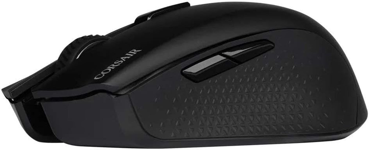 Harpoon Wireless RGB Lightweight FPS/MOBA Gaming Mouse – 10,000 DPI – 6 Programmable Buttons – Low-Latency Bluetooth – Icue Compatible – PC, Mac, PS5, PS4, Xbox – Black