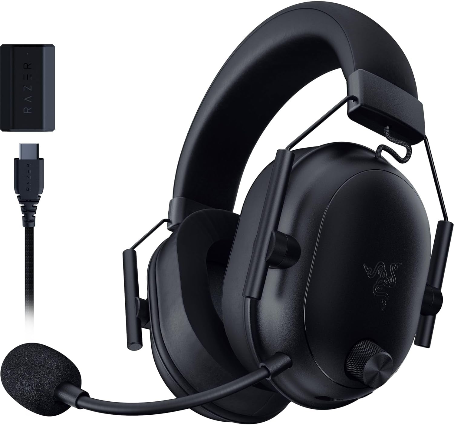 Blackshark V2 Hyperspeed Wireless Gaming Headset: 2.4Ghz, Bluetooth or USB - THX Spatial Audio - Titanium 50Mm Drivers - 70 Hr Battery - for Xbox Series X, Series S, PS5, PC, Switch 2 - Black