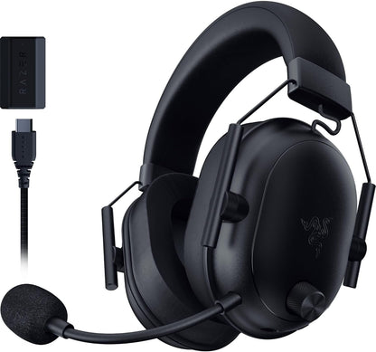 Blackshark V2 Hyperspeed Wireless Gaming Headset: 2.4Ghz, Bluetooth or USB - THX Spatial Audio - Titanium 50Mm Drivers - 70 Hr Battery - for Xbox Series X, Series S, PS5, PC, Switch 2 - Black